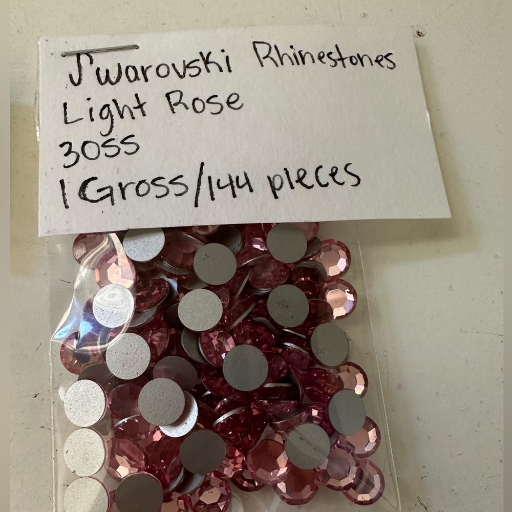 Light Rose Swarovski Rhinestones